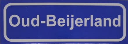 Souv© - magneet plaatsnaambord Oud-Beijerland
