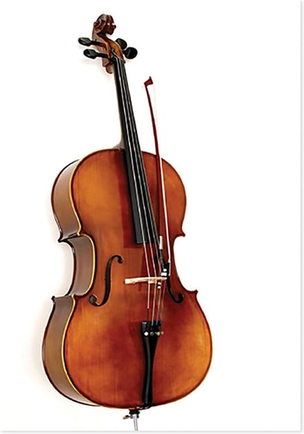 Ansichtkaart cello