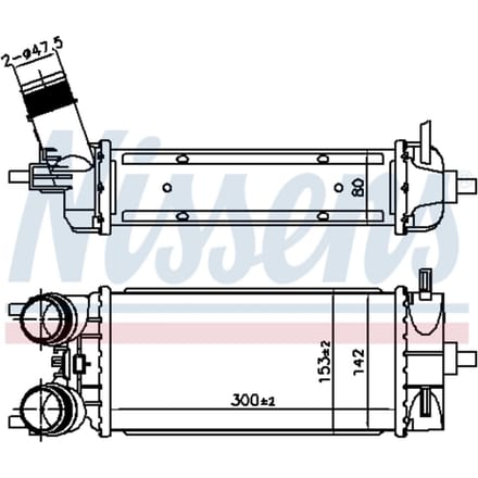Intercooler NISSENS 961483