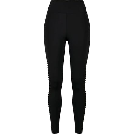 Urban Classics - Highwaist Biker Tech Sportlegging - S - Zwart