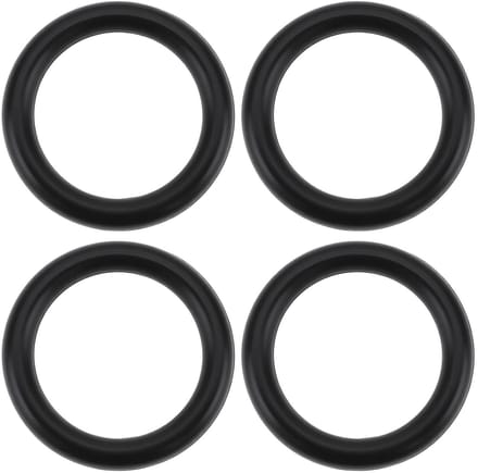 Dailygoods- O-ring 4 stuks - Nitrilrubber - Afdichtring - Oliebestendig - Geschikt voor John Deere - Draaddiameter 1,78 mm