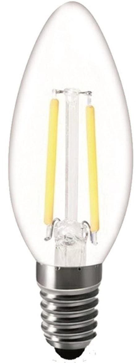 E14 LED Kaars C35 2W Helder 2700K Dimbaar
