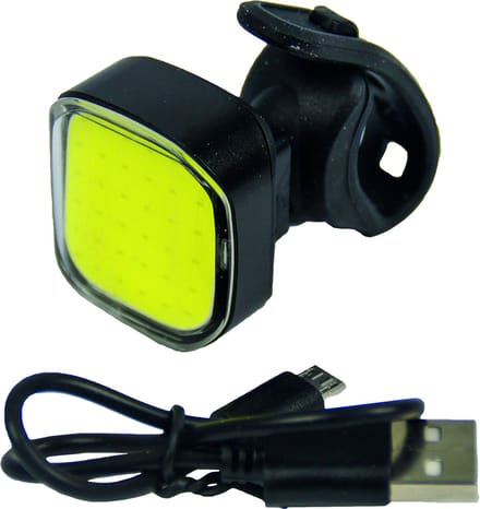Fiets Koplamp LED Urban Proof High Power vierkant - USB oplaadbaar