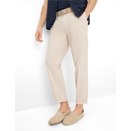 Brax Heren Chino  Style TINO SAND, lichtbeige, maat 36/32