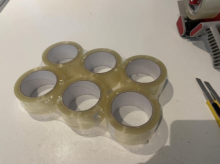 We-pack low noise Quality plakband - 50 mm breed en 66 meter lang - 6 rollen