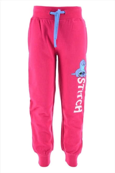 Disney Lilo & Stitch Joggingbroek - Polyester/Katoen - Fuchsia - Maat 98