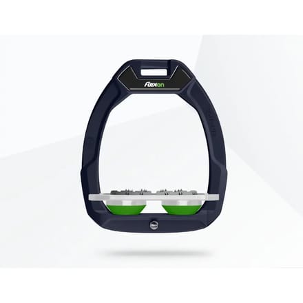 Veiligheidsstijgbeugels Plat Grip Groen/grijs/groen Flex-On Safe-On