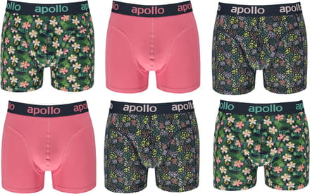 Apollo katoenen heren boxershorts - 6pack - maat L