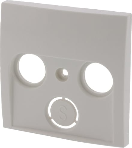 Berker S1 centraalplaat – radio – tv – polarwit