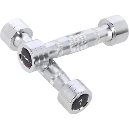 HMS Chroom Dumbbell Set - 2 x 1 kg