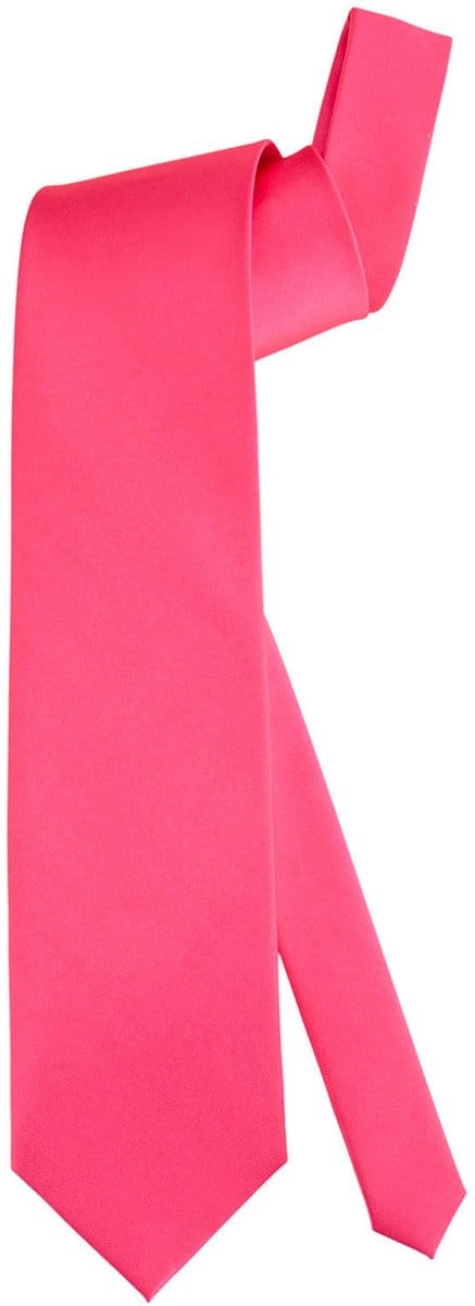 Stropdas neon roze