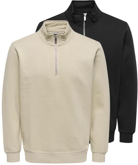 Only & Sons Heren sweatshirt 2 pack Connor