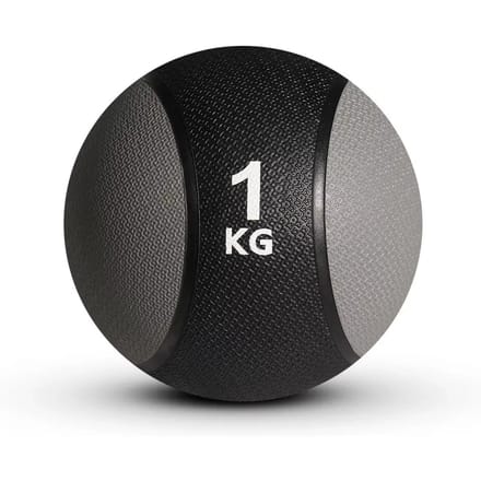 Sveltus Medicijnbal Rubber Zwart/Grijs - 1kg