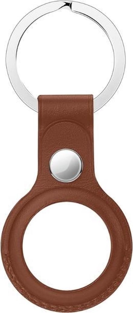 Ulanax® | Sleutelhanger - Geschikt voor apple airtag - Bruin |