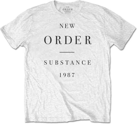 New Order - Substance Heren T-shirt - S - Wit