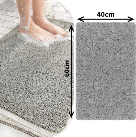 DHT Antislip Douchemat – Anti slip, Antischimmel & Huidvriendelijk – 40×60 cm – Grijs