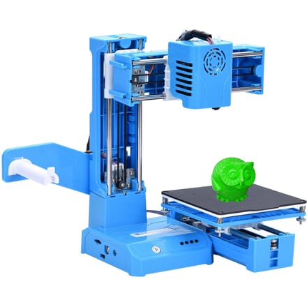 EasyThreed 3D-printer Mini Desktop-drukmachine voor kinderen 100x100x100mm Afdrukformaat verwijderbaar BL-EU blue