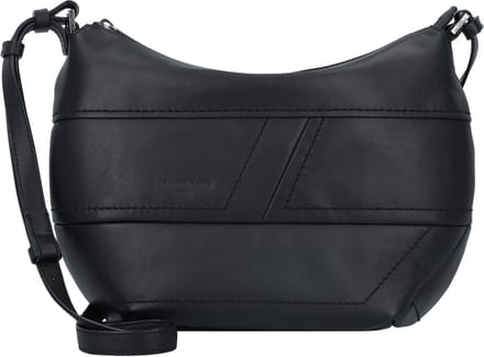 LIEBESKIND BERLIN Schoudertas Edda Calf Optic Hobo Bag Black Zwart
