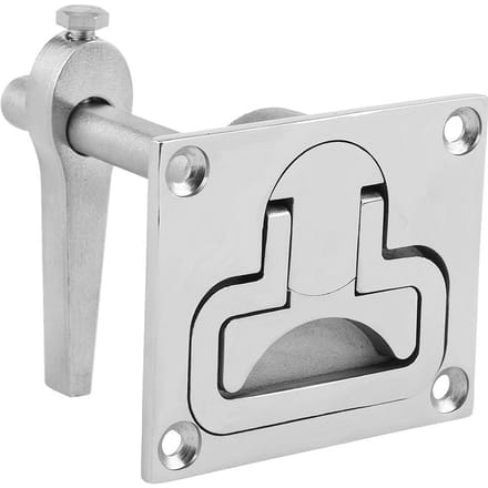 RVS vloerluikvergrendelings-hardware-accessoire voor marineboten gray
