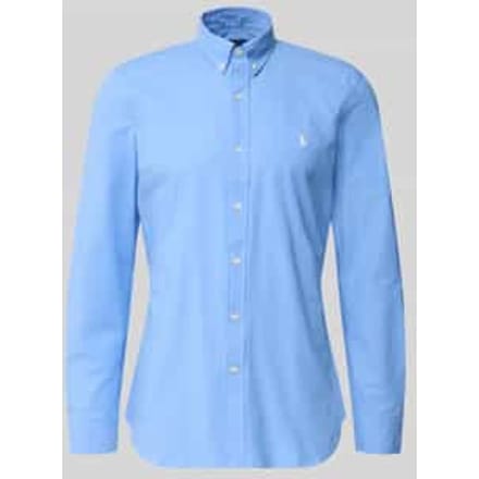 slim fit vrijetijdsoverhemd van katoenmix