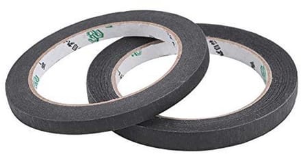Zwarte Gitaar Isolatie Tape - 2 Stuks