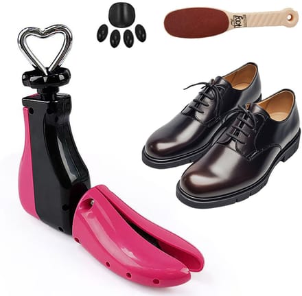 Verstelbare Schoenspanner Set - Schoenen oprekker - Unisex - Maat 41-47 - Roze