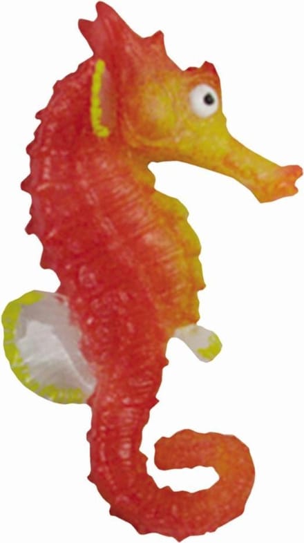 Nobby Zeepaardje - Oranje - Glow In The Dark - 9,5 x 4,5 cm