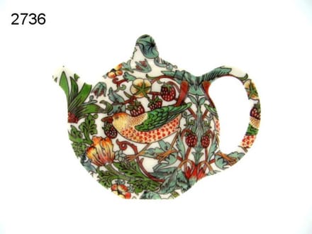 Lesser & Pavey Theetip Strawberry Thief – William Morris – 13 x 9 cm – Melamine