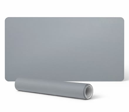 Moderne bureauonderlegger met originele print, grijs, 90x45 cm