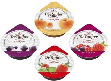De Ruijter Jam Assortiment 50% - Broodbeleg - 200x 15gr