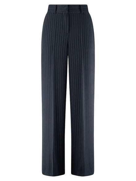 Enkellange broek Van Peter Hahn blauw