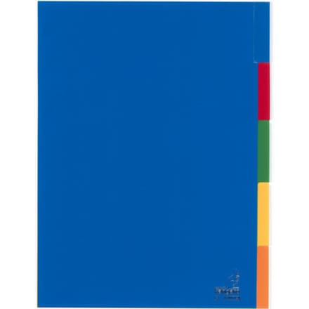Tabbladen Kangaro 23-gaats A405FM 5-delig+venster assorti PP