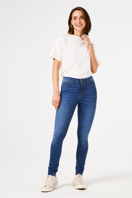 GARCIA Celia Dames Skinny Fit Jeans Blauw
