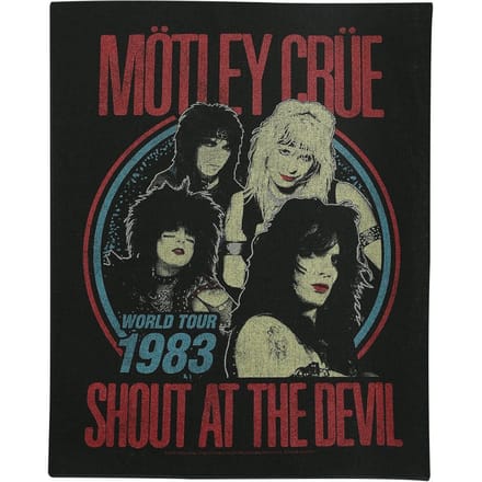 Motley Crue Shout at the devil Unisex Embleem - meerkleurig - Standard