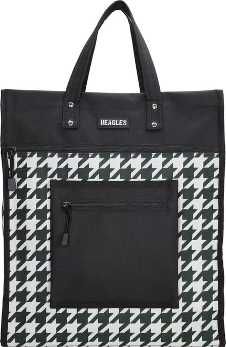 Beagles Shop & Go Boodschappentas - Pied-de-Poule