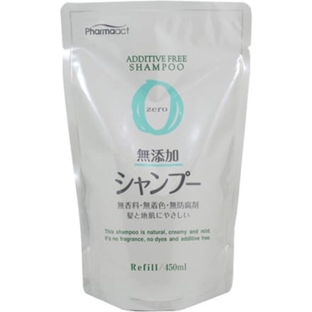 KUMANO COSME - Pharmaact Additive Free Shampoo Refill - 450ML