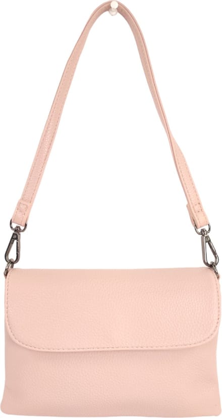 Flora&Co - Paris - Crossbody clutch - korte en lange instelbare riem - lichtroze