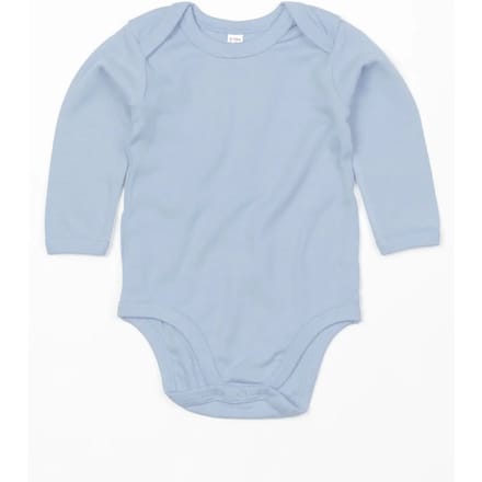 Babybugz | Baby long Sleeve Bodysuit | Dusty Blue | 3 - 6 Maanden