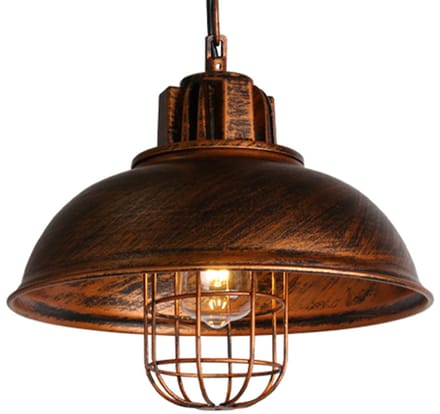 Hanglamp Industrieel E27 Kroonluchter Woonkamer Plafondlamp Slaapkamer Koper