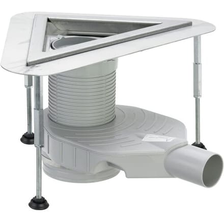 Viega Advantix corner drain basic body straight 627010