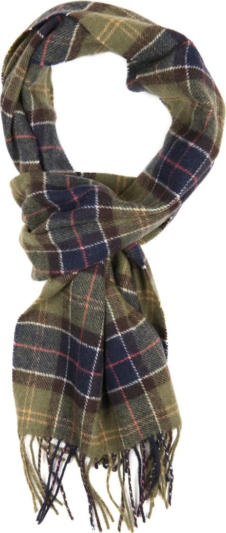 Barbour Sjaal Tartan Lamswol Klassiek - Maat - Heren