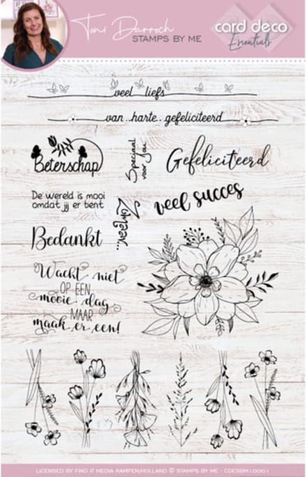 Card Deco Essentials - Stamps by Me - Clear Stamps A5 - Tulips