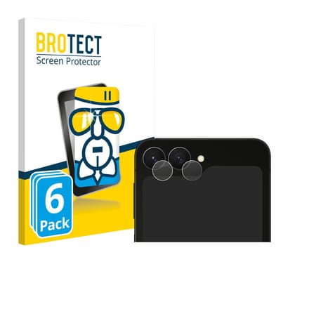 Screenprotector 6 Stuks voor Samsung Galaxy Z Flip 7 FE (ALLEEN Camera Lens) Beschermglas transparant