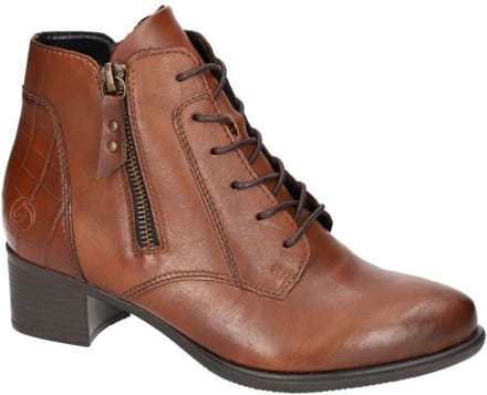 Remonte -Dames - cognac/caramel - enkellaarzen - maat 37