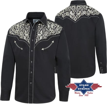 Heren Western Blouse HENRY Stars&Stripes maat S