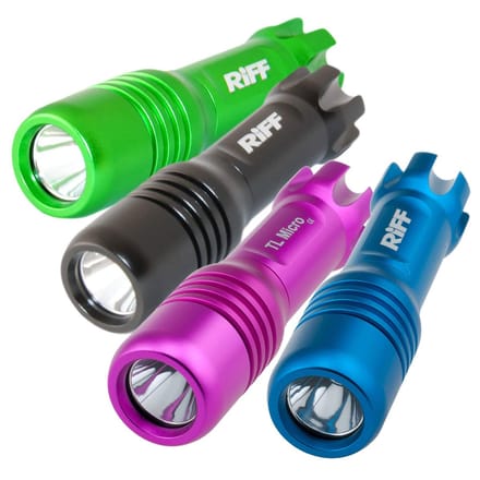 Riff TL micro zwart Led duiklamp