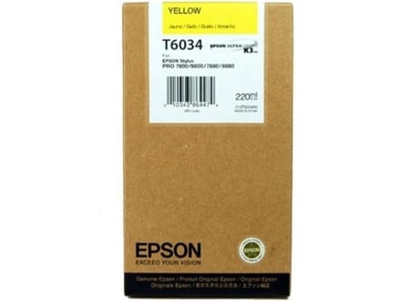 Epson T6034 inktcartridge geel hoge capaciteit (origineel)