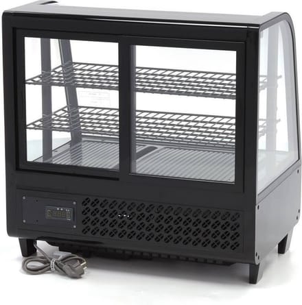 Gebaksvitrine - 100 L - 68 cm - Schuifdeur Achter