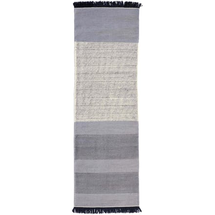 Nanimarquina Stripes vloerkleed - azul - 80 x 240 cm