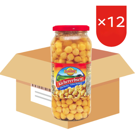 SUNTAT Kikkererwten (Nohut) 12 x 580 ml